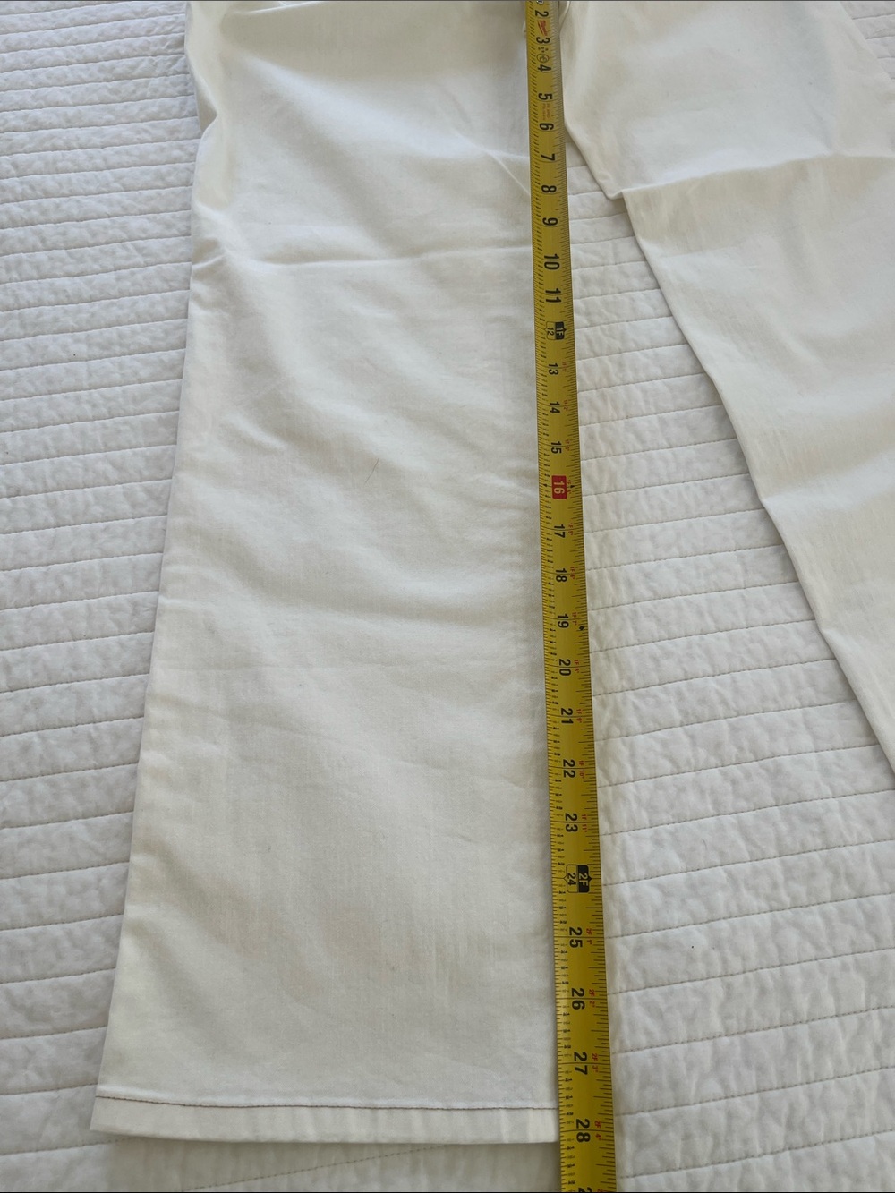 Wide Leg Talbots White/Cream - Picture 6 of 7